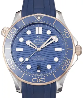 Omega Seamaster Diver 300M 210.22.42.20.03.002 Rose gold Blue