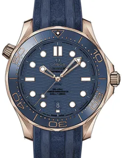 Omega Seamaster Diver 300M 210.62.42.20.03.001 Sedna gold Blue