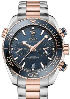 Omega Seamaster 215.20.46.51.03.001 Rose gold and Stainless steel Blue