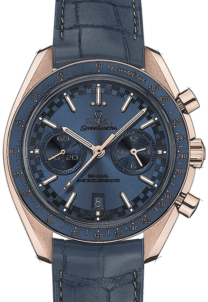 Omega Speedmaster Racing 329.53.44.51.03.001 44.25mm Sedna gold Blue