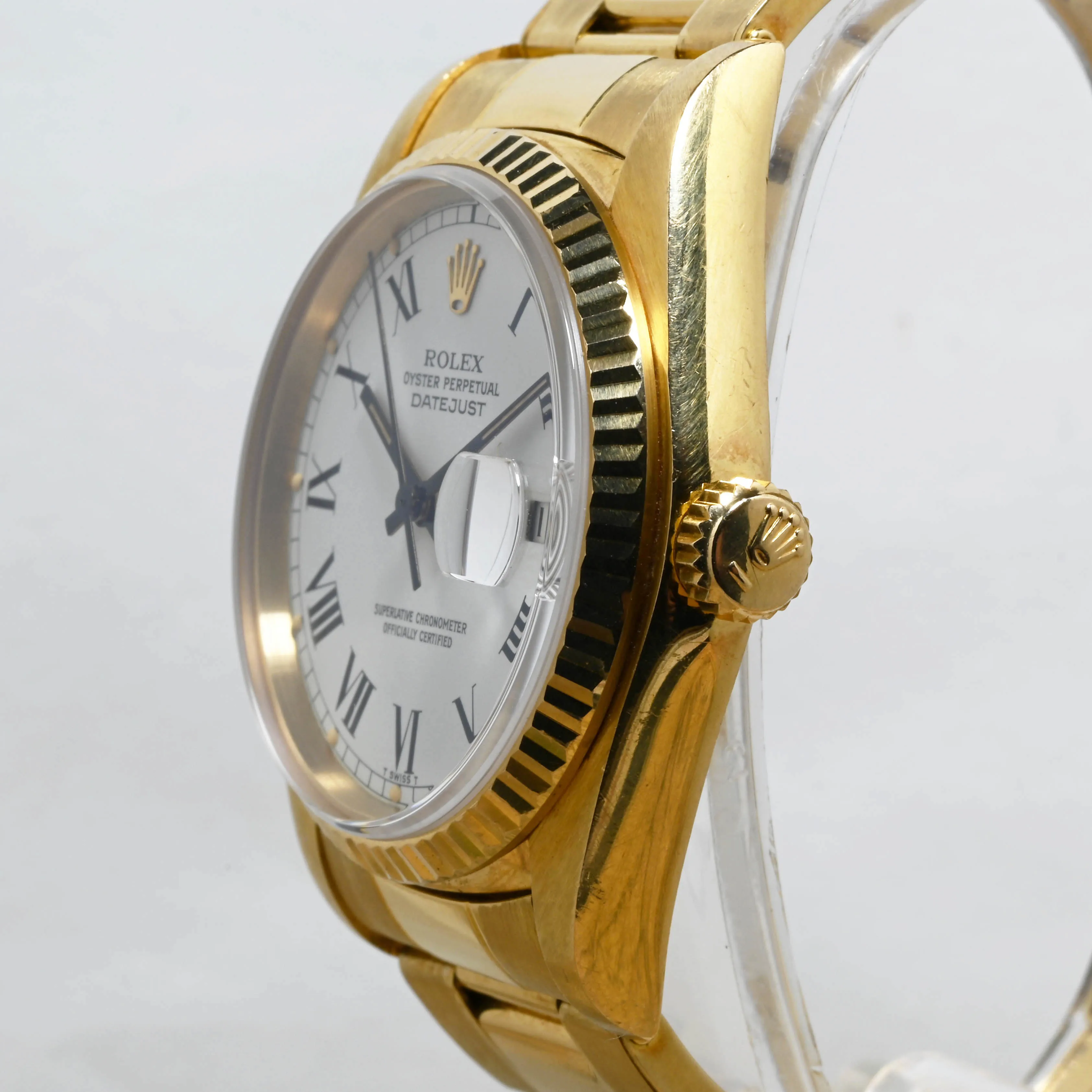 Rolex Datejust 36 16018 36mm Yellow gold White 3