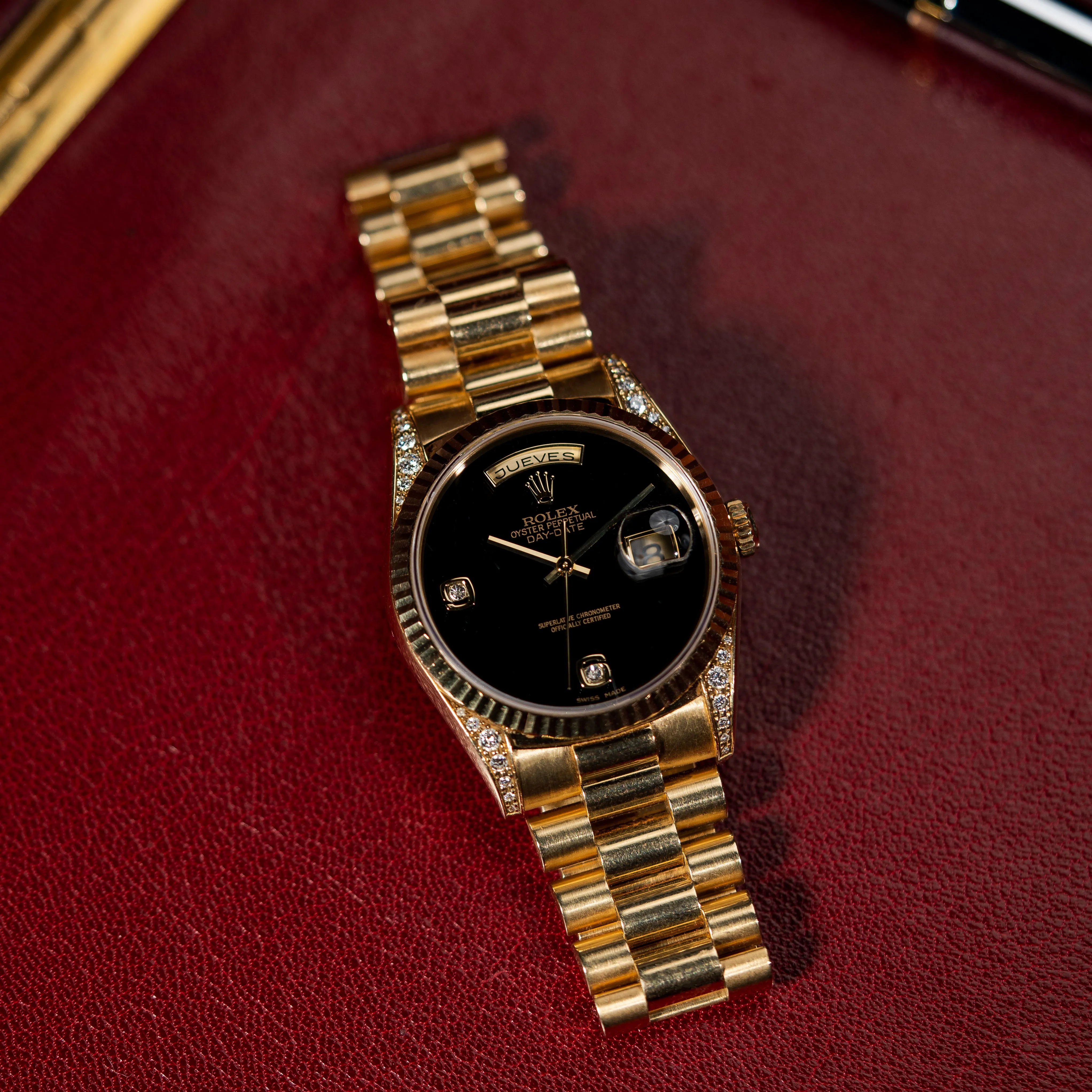 Rolex Day-Date 36 18338 36mm Yellow gold Onyx 1