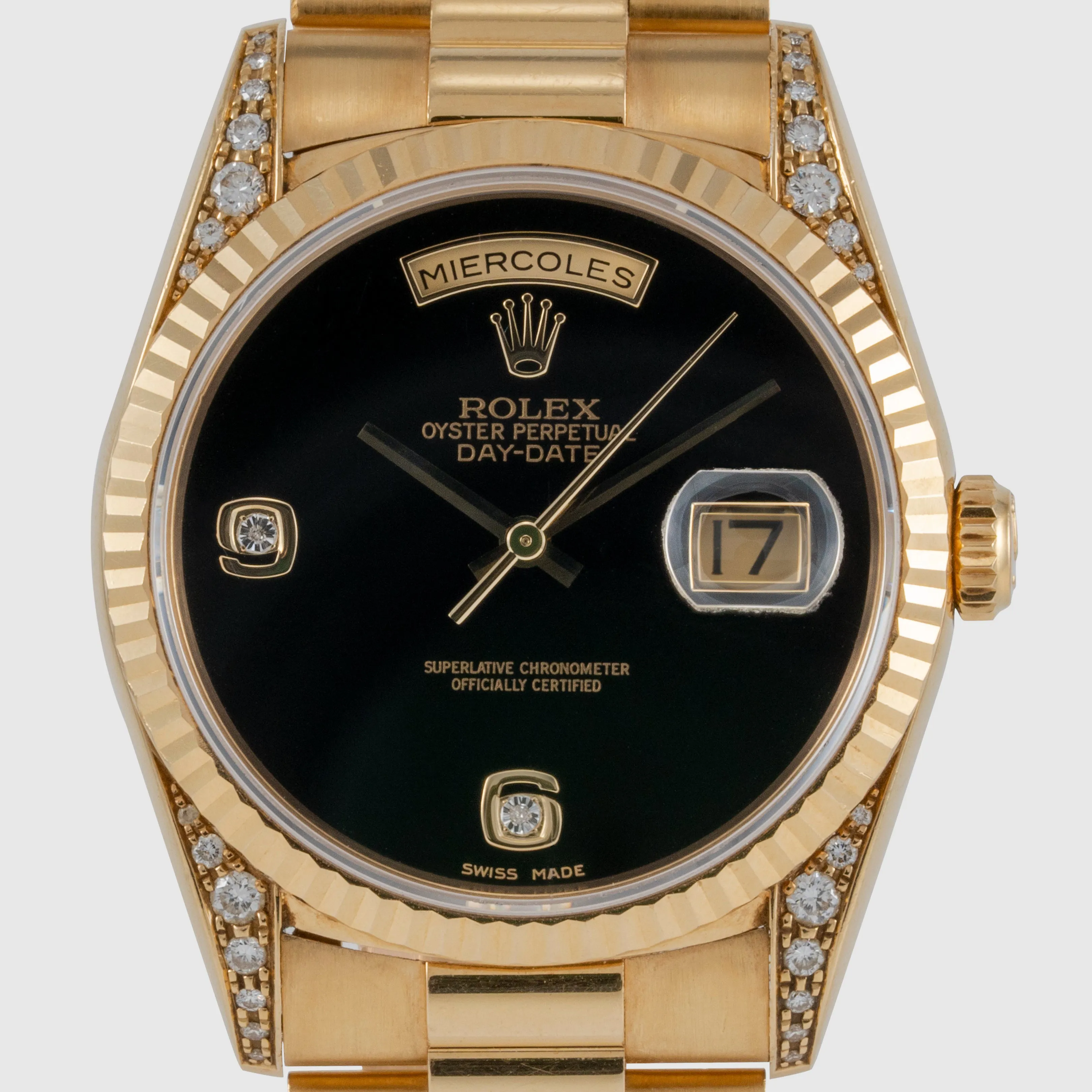 Rolex Day-Date 36 18338 36mm Yellow gold Onyx 2