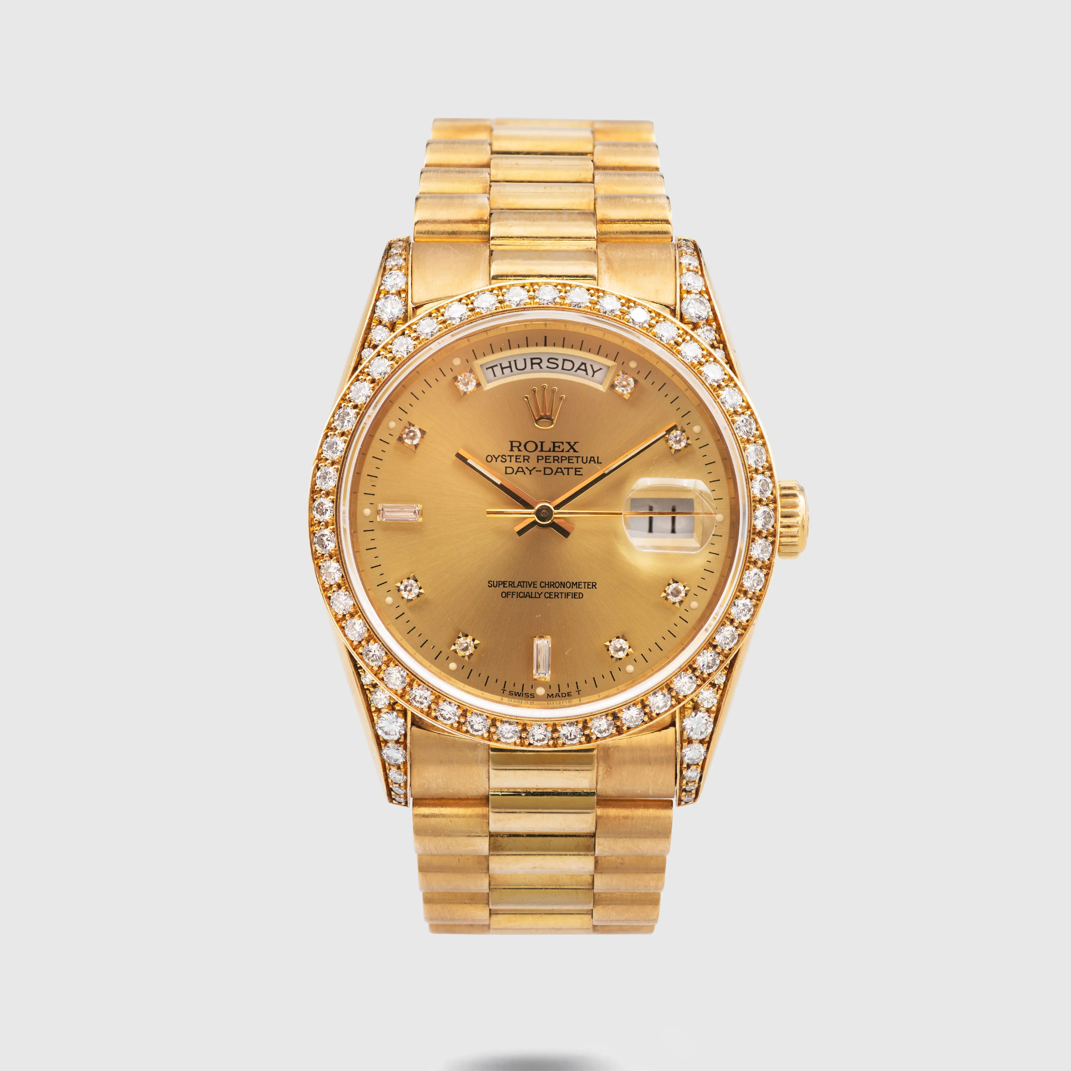 Rolex Day-Date 36 18388 36mm Yellow gold Champagne