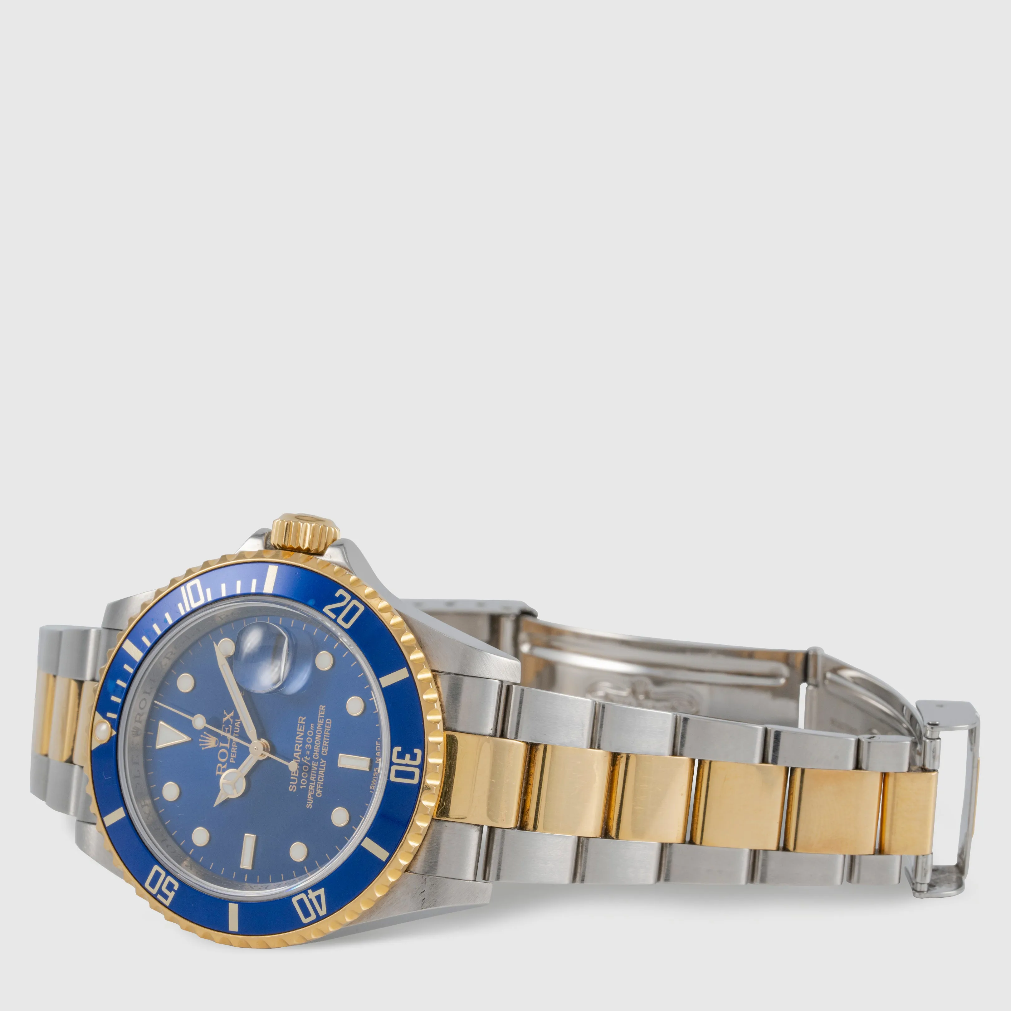 Rolex Submariner 16613 40mm Yellow gold and stainless steel Blue 8