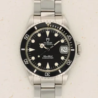 Tudor Submariner 75090 Stainless steel Black