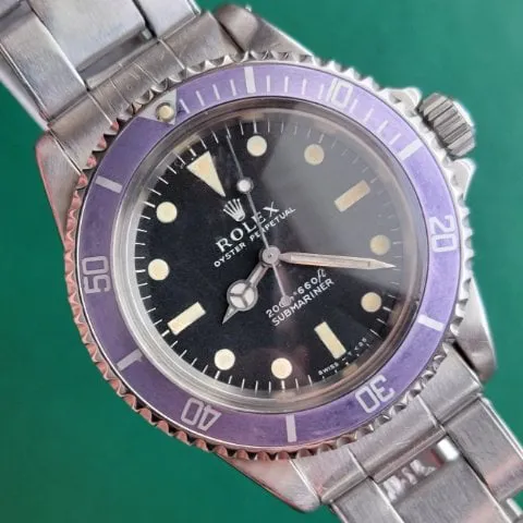 Rolex Submariner 5513 40mm Stainless steel Black