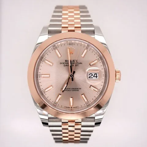 Rolex Datejust 41 126301 Yellow gold and Stainless steel Pink