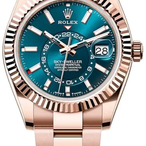 Rolex Sky-Dweller 336935 42mm Rose gold Blue