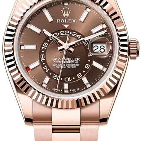 Rolex Sky-Dweller 336935 42mm Rose gold Brown