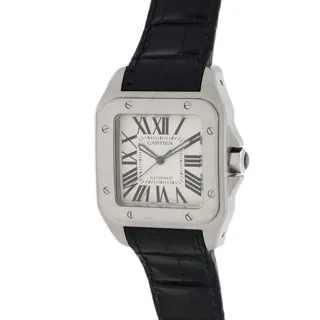 Cartier Santos 100 2656 Stainless steel Silver