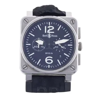 Bell & Ross BE03 BR03-94 Stainless steel Blue