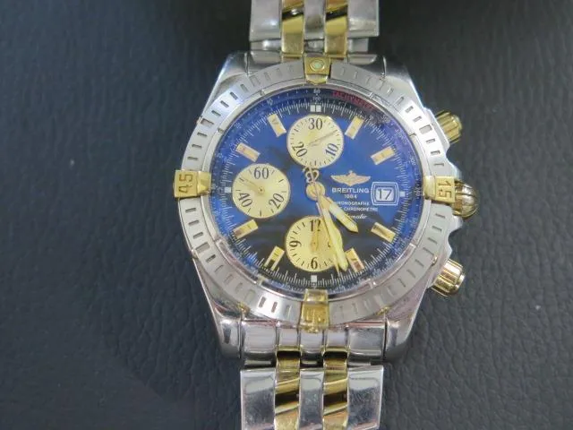 Breitling Chronomat A13356 44mm Yellow gold and stainless steel Blue 3