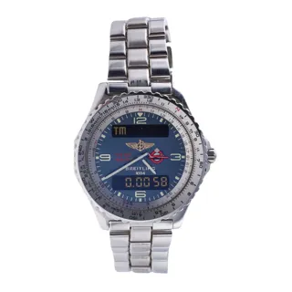 Breitling Windrider A56012 Stainless steel Blue