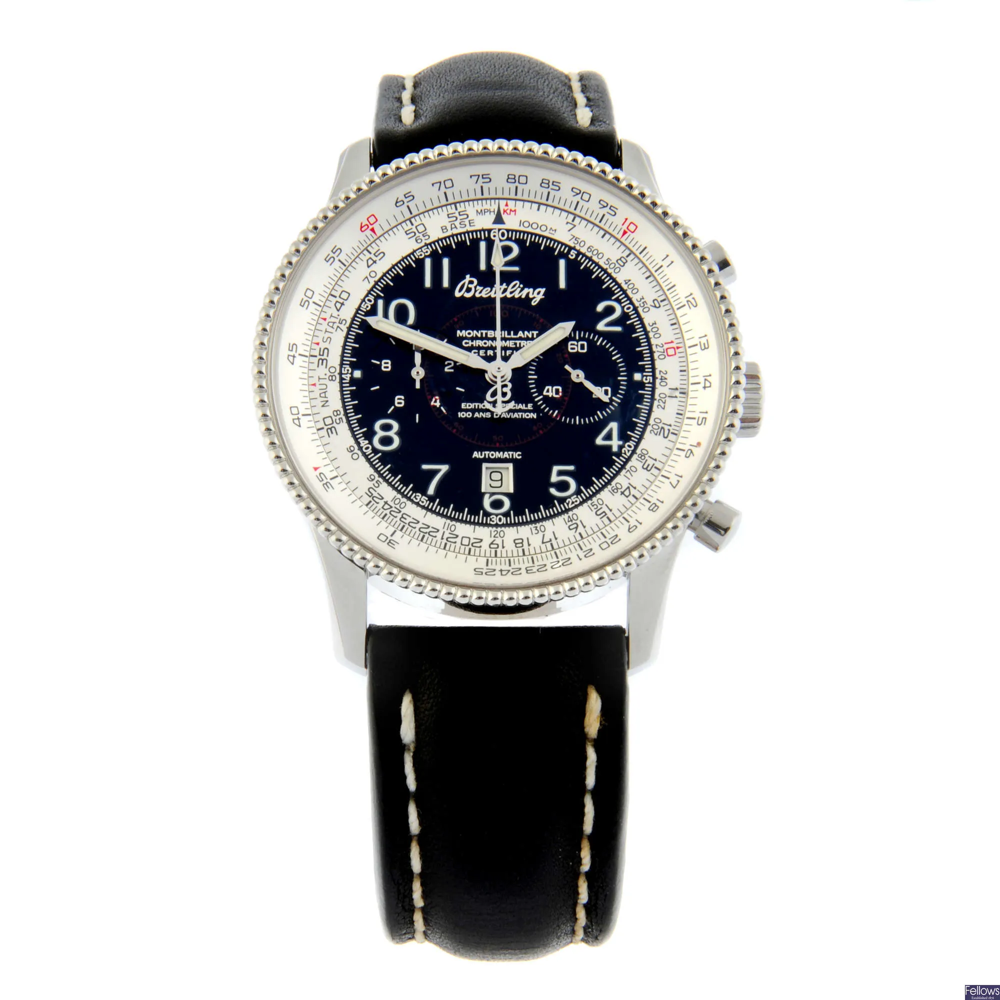 Breitling Montbrillant A35330 42mm Stainless steel Black
