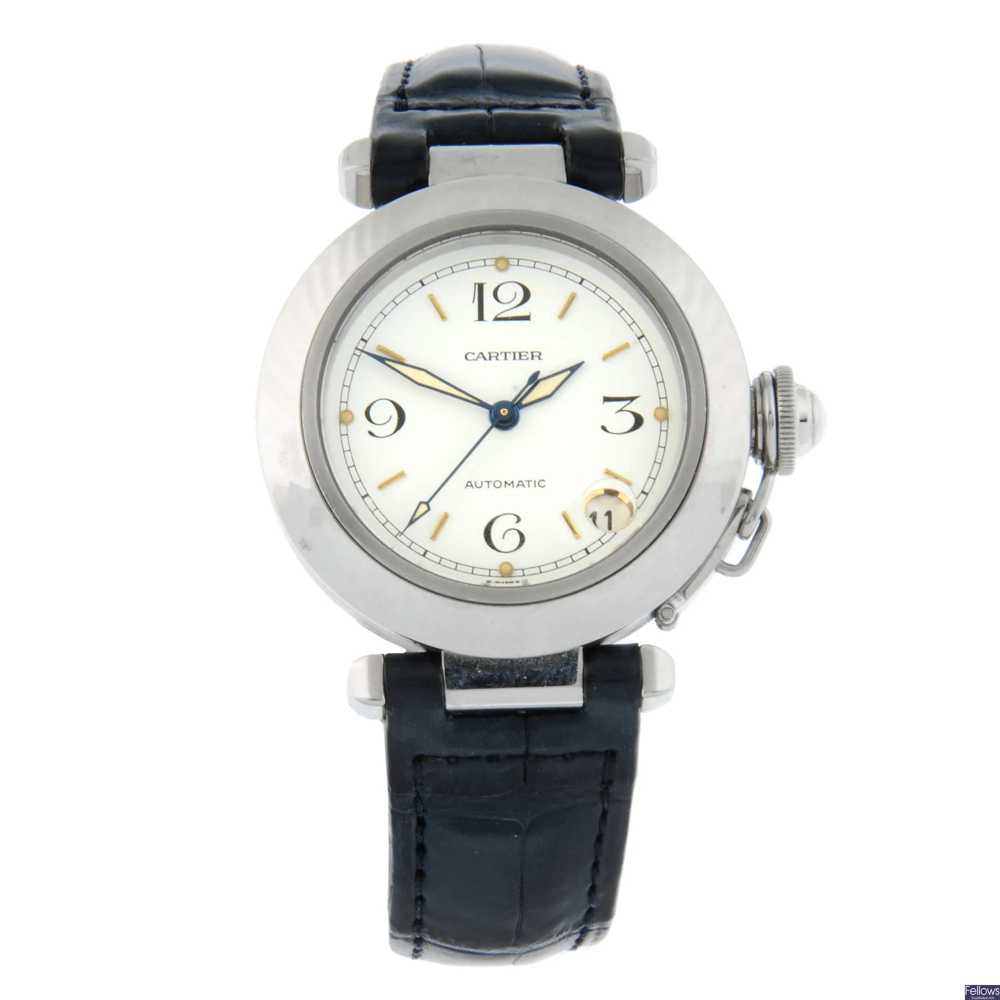 Cartier Pasha 2324 36mm Stainless steel White