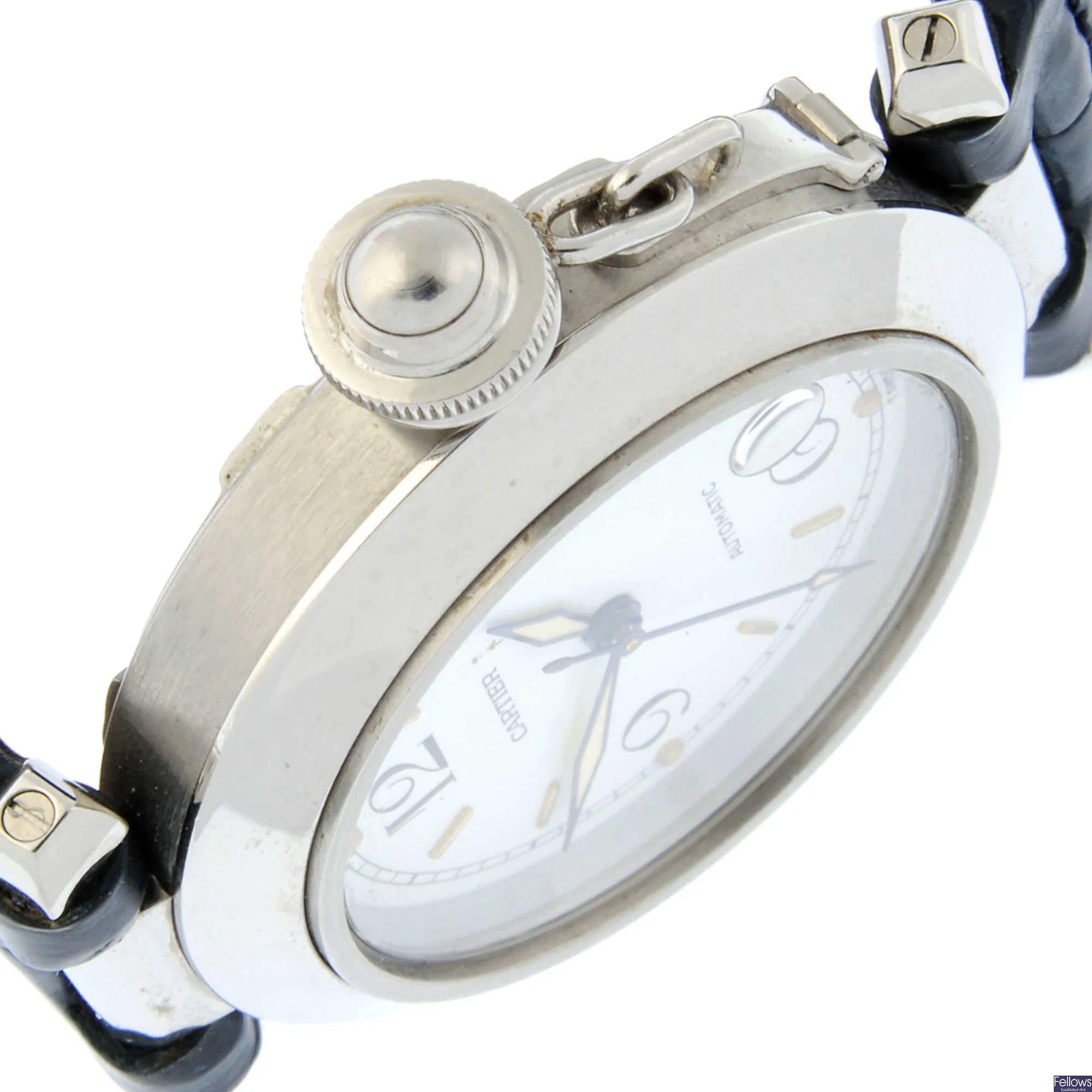 Cartier Pasha 2324 36mm Stainless steel White 4