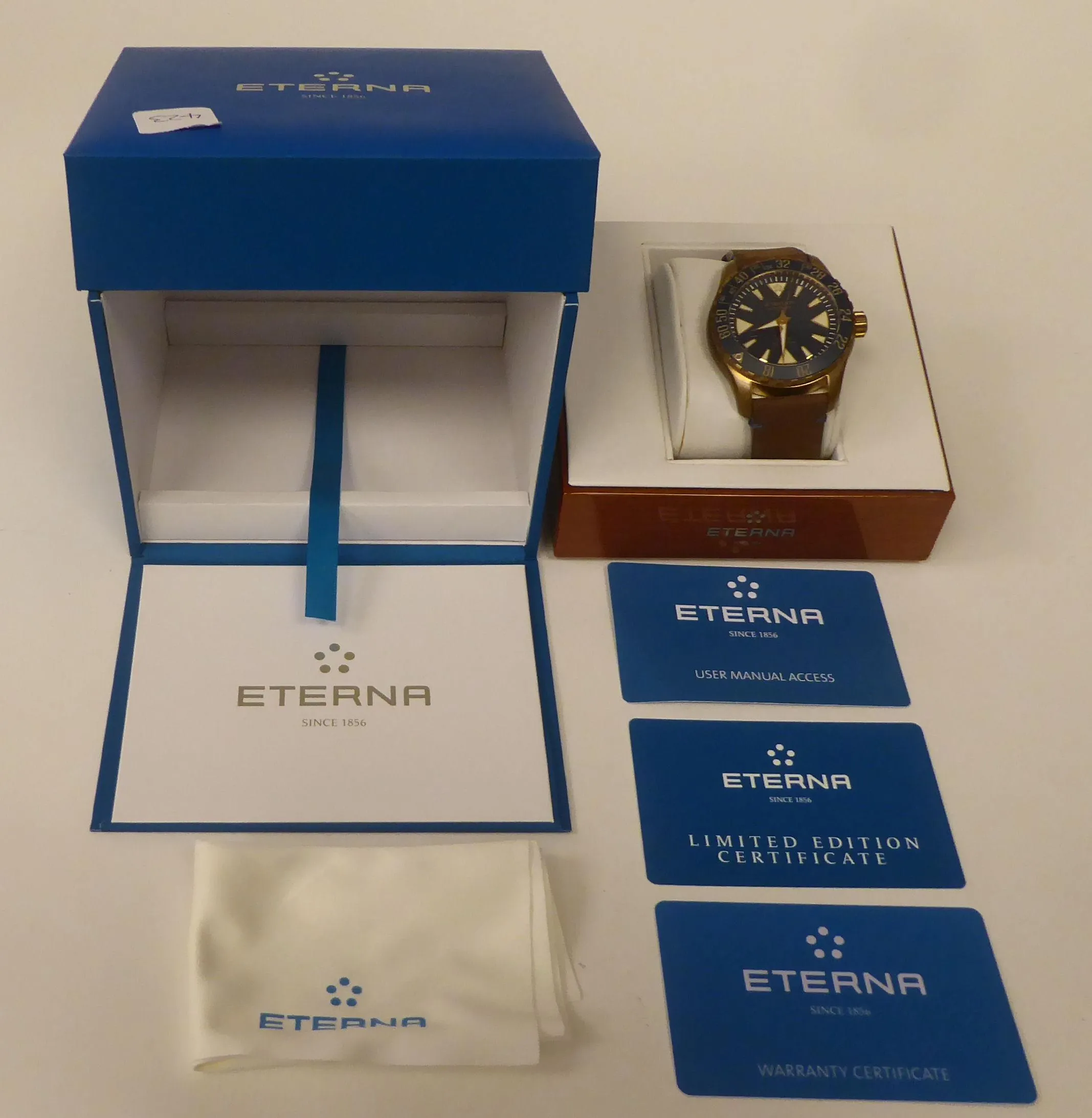 Eterna Kontiki Bronze and Stainless steel Blue 1