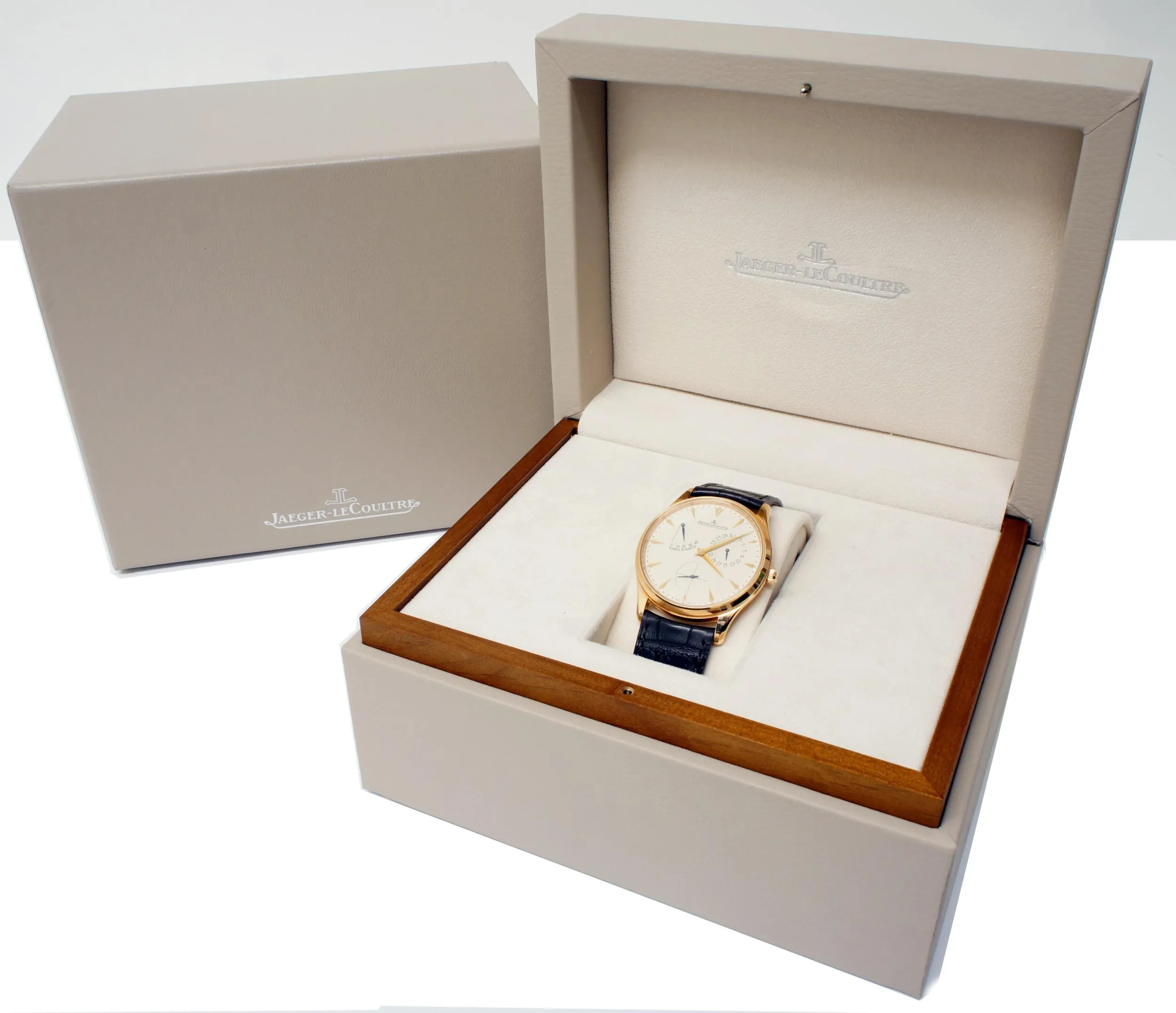 Jaeger-LeCoultre Reser Ve De Marche Rose gold White 1