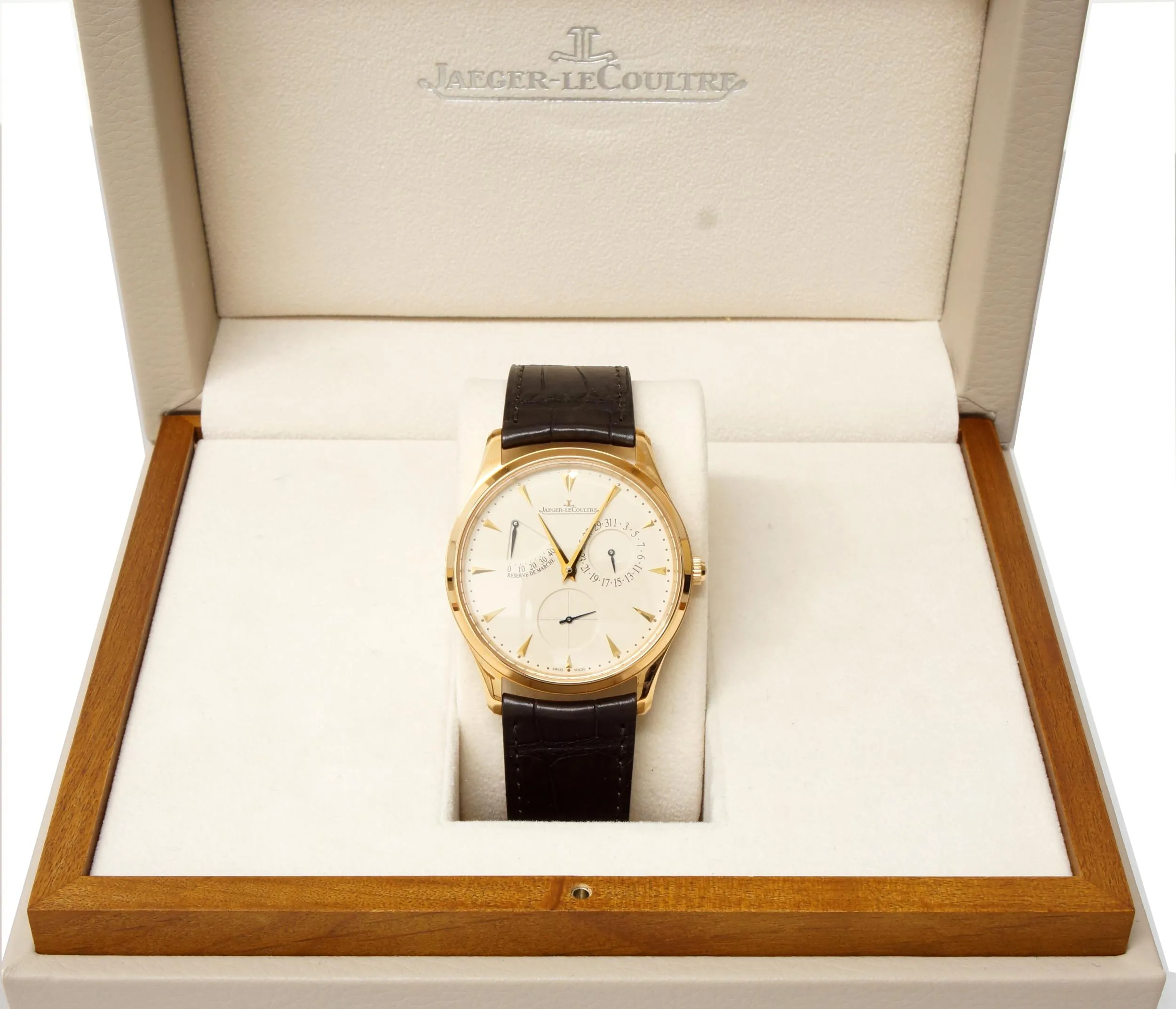 Jaeger-LeCoultre Reser Ve De Marche Rose gold White 2