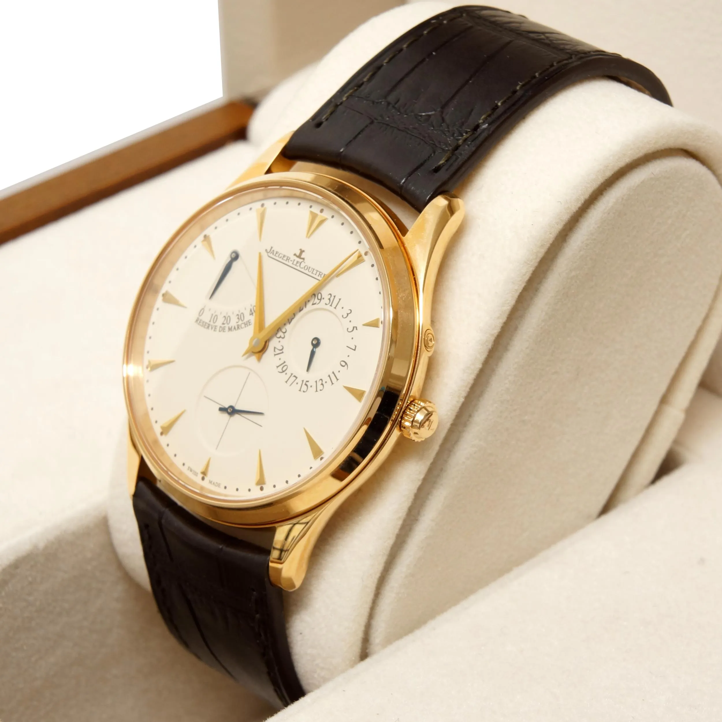 Jaeger-LeCoultre Reser Ve De Marche Rose gold White 4