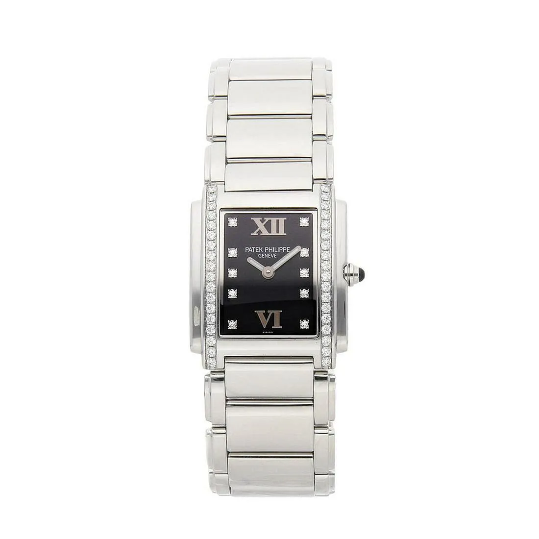 Patek Philippe Twenty~4 4910/10A-001 25mm Stainless steel Black