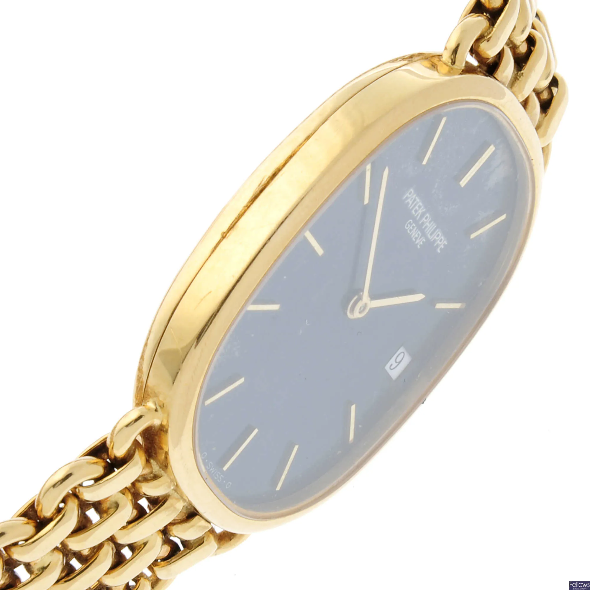 Patek Philippe Golden Ellipse 3788/1 27mm Yellow gold Blue 6