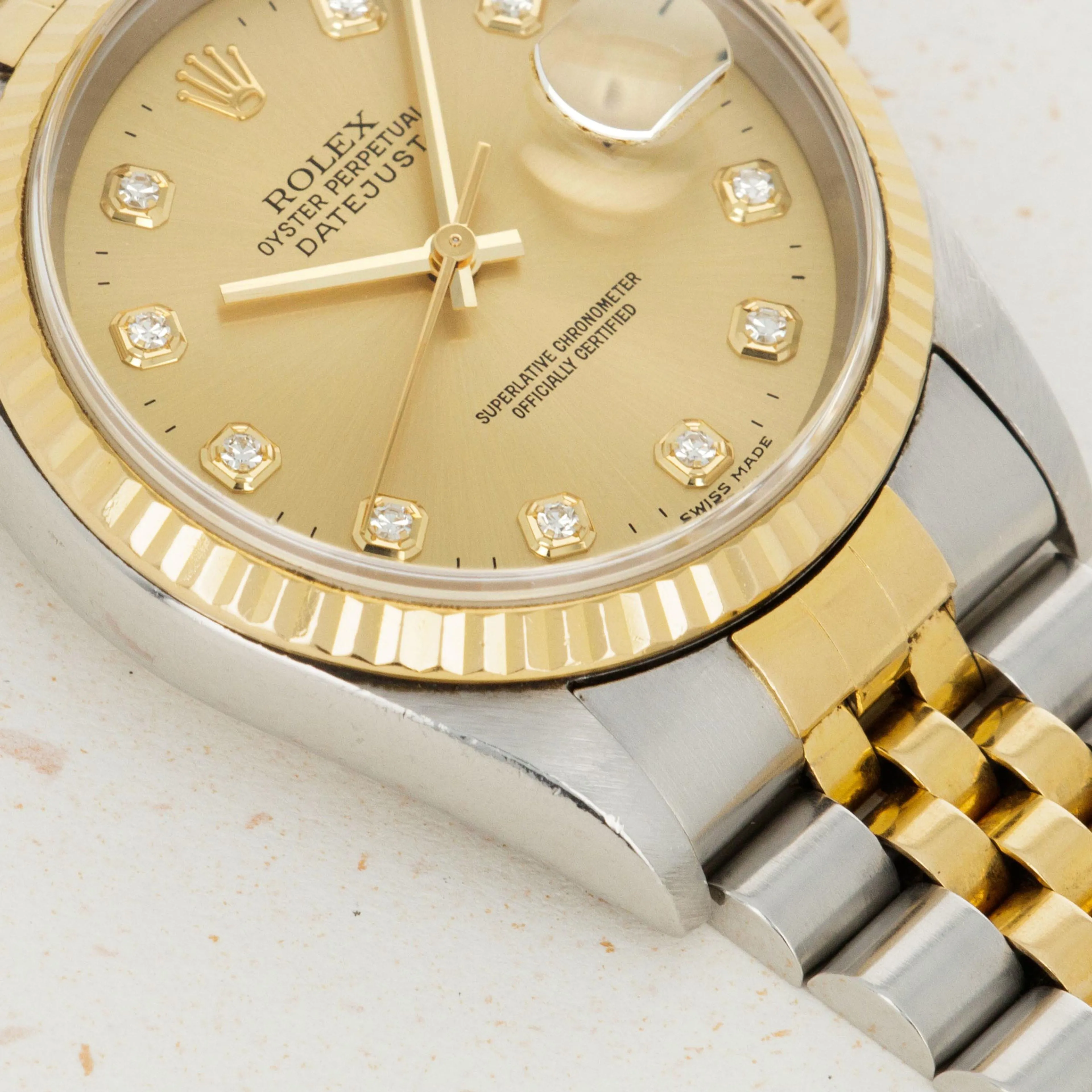 Rolex Datejust 36 16233 36mm Yellow gold and stainless steel Champagne 15