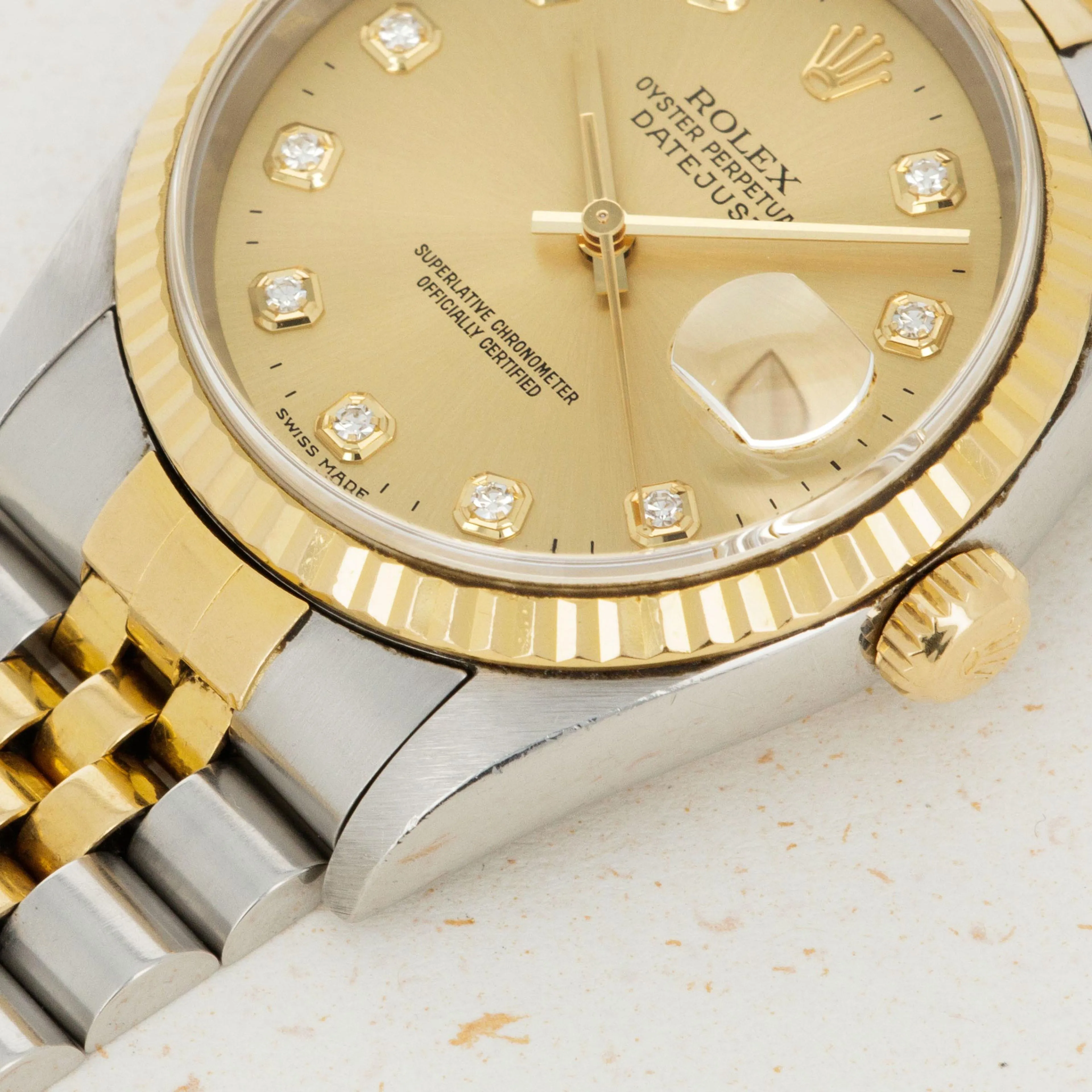 Rolex Datejust 36 16233 36mm Yellow gold and stainless steel Champagne 14