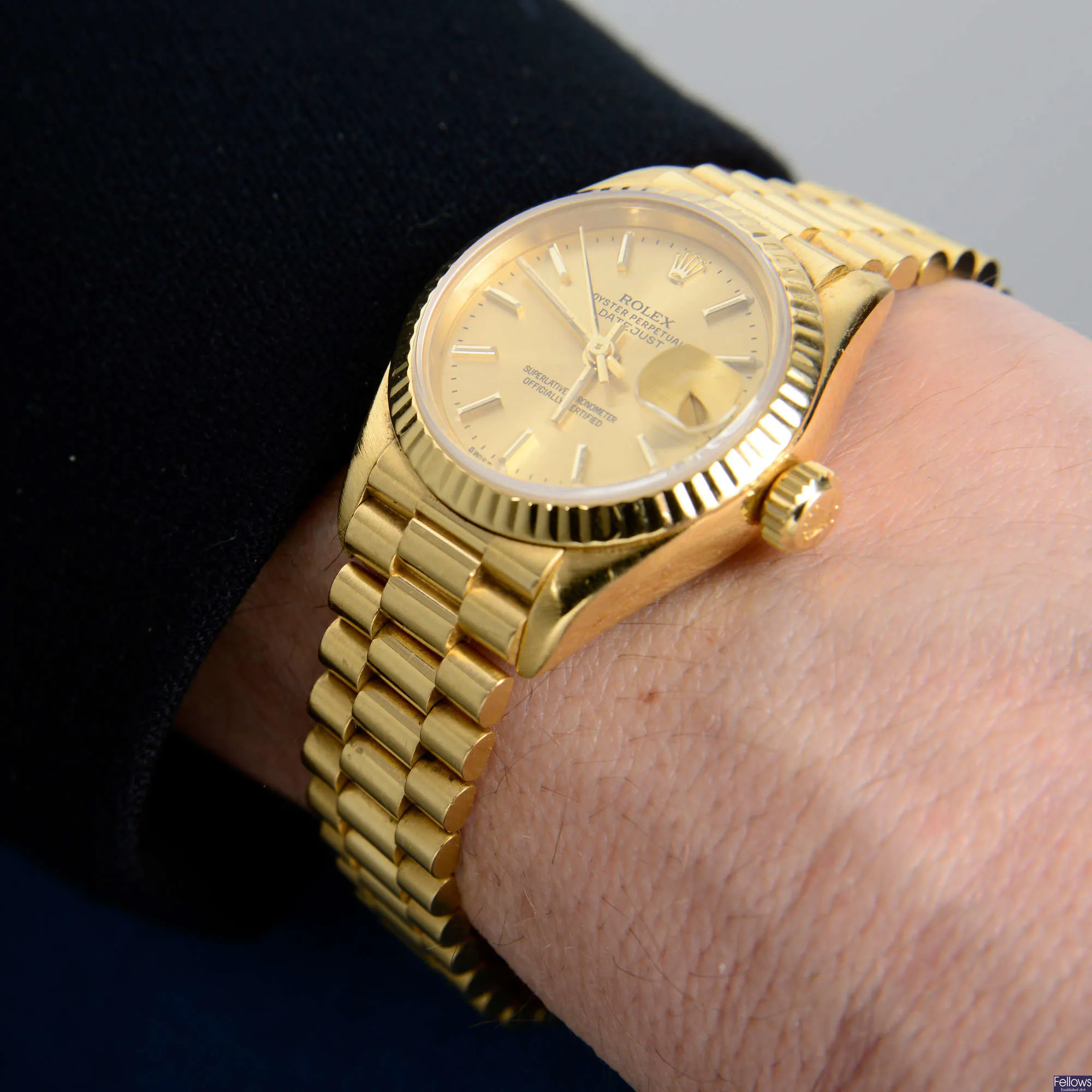 Rolex Lady-Datejust 69178 25mm Yellow gold Champagne 2