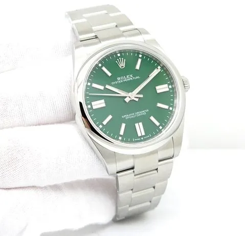 Rolex Oyster Perpetual 41 124300 41mm Stainless steel Green