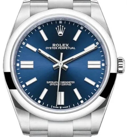 Rolex Oyster Perpetual 41 124300 41mm Stainless steel Blue