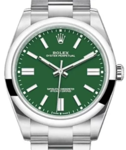 Rolex Oyster Perpetual 41 124300 41mm Stainless steel Green