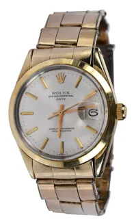 Rolex Oyster Perpetual Date 1550 Gold-plated Blue