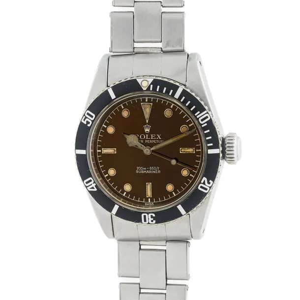 Rolex Submariner 6538 38mm Stainless steel Brown