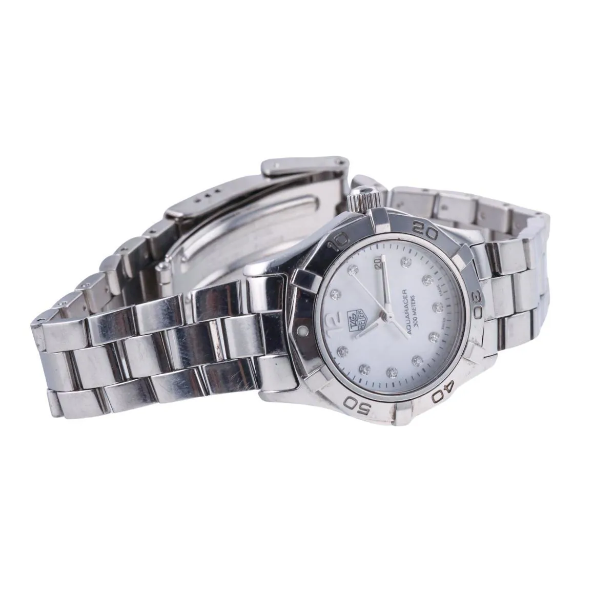 TAG Heuer Aquaracer WAF1415 28mm Stainless steel Mother-of-pearl 4