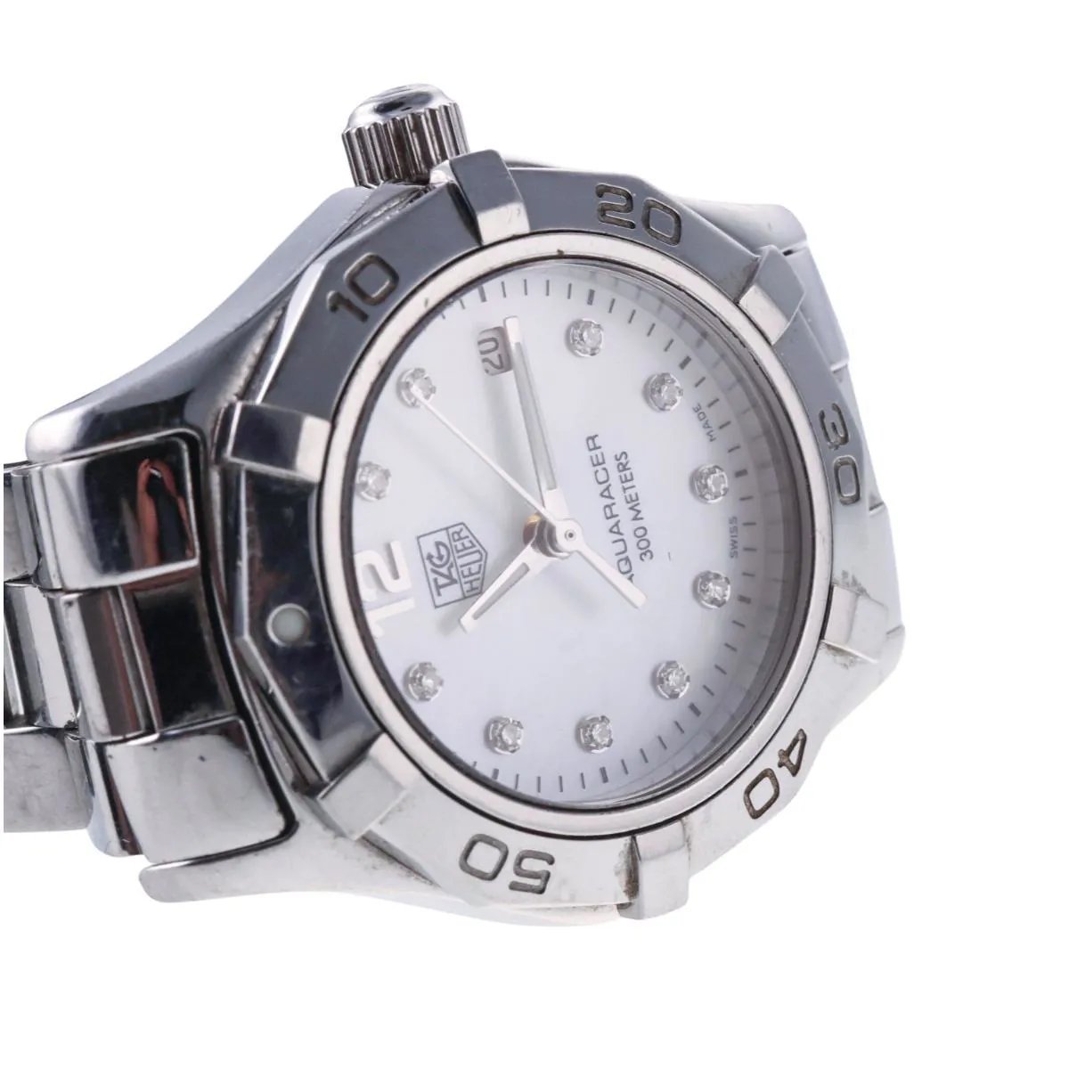 TAG Heuer Aquaracer WAF1415 28mm Stainless steel Mother-of-pearl 1