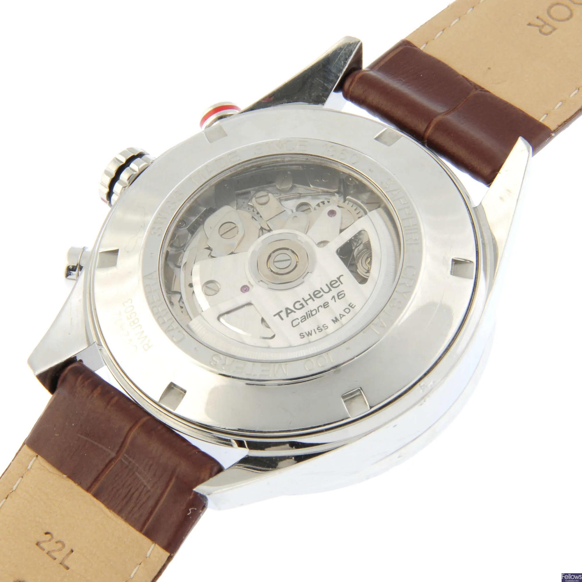 TAG Heuer Carrera CV2A12 44mm Stainless steel Brown 2