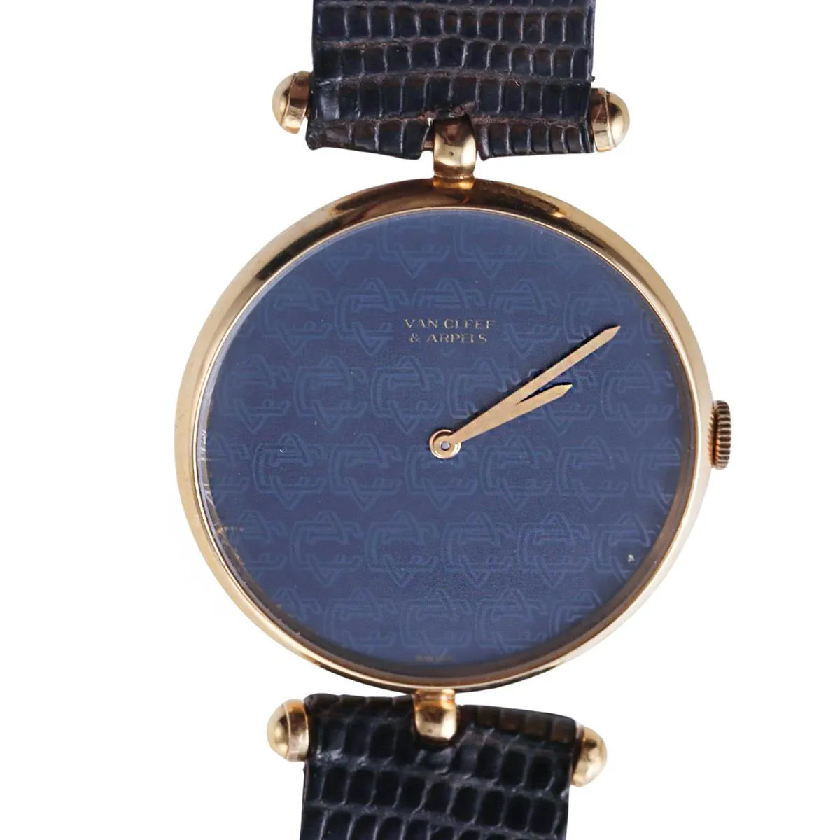 Van Cleef & Arpels 11101 30mm Yellow gold Blue