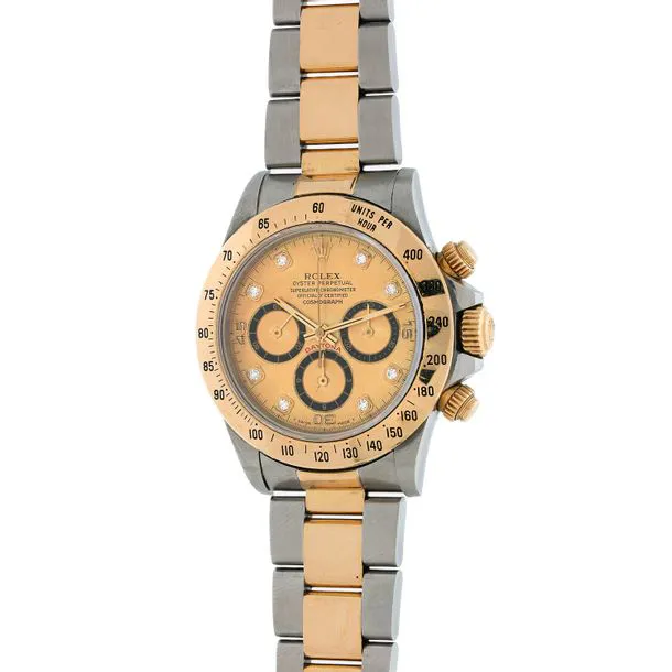 Rolex Daytona 16523 40mm Yellow gold and stainless steel Champagne