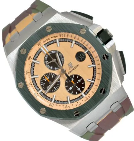 Audemars Piguet Royal Oak Offshore 26400SO.OO.A054CA.01 44mm Stainless steel Beige