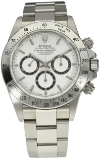 Rolex Daytona 16520 Stainless steel White Baton