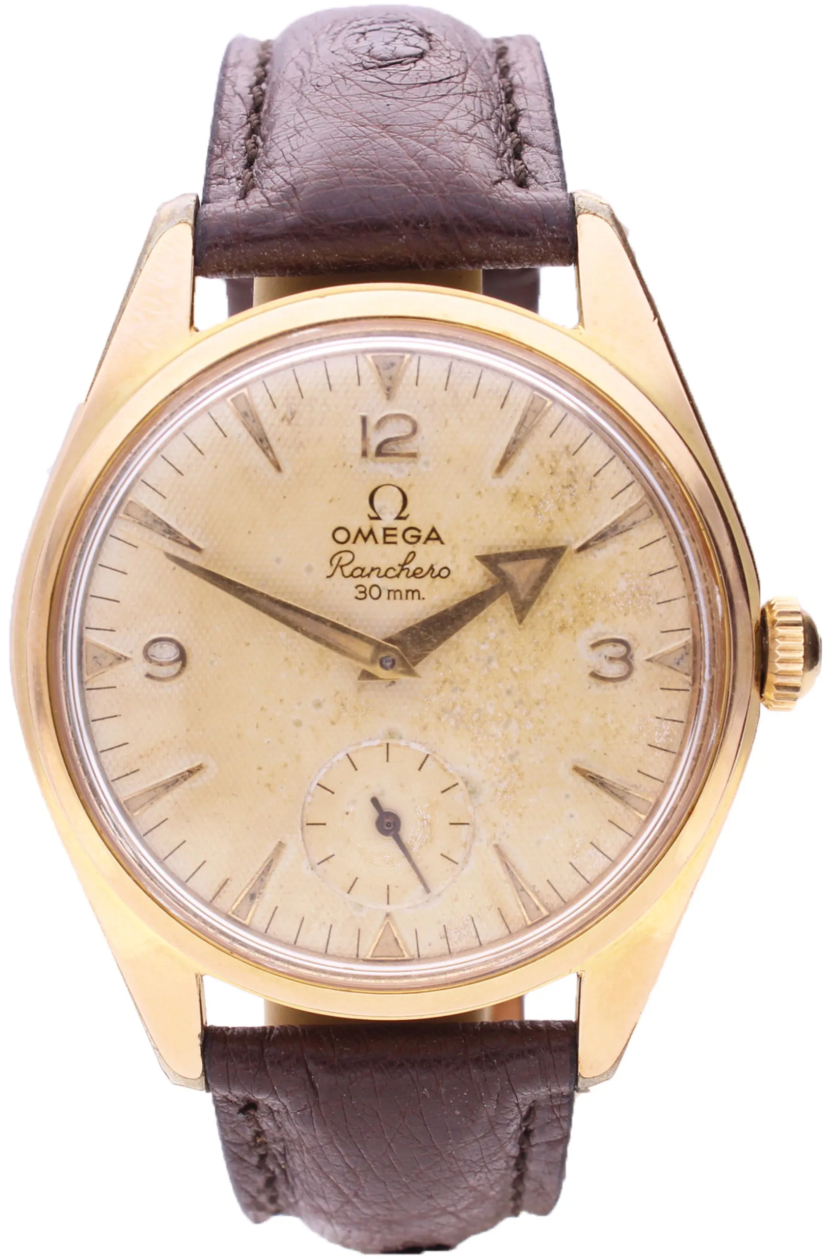 Omega Ranchero PK 2990 1 35mm Gold-plated White