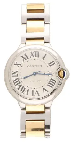 Cartier Ballon Bleu 42mm 3001 42mm Yellow gold and Stainless steel Silver