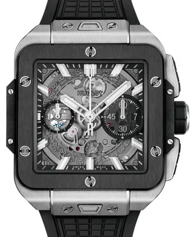 Hublot Square Bang Unico 821.NM.0170.RX 42mm Titanium Gray