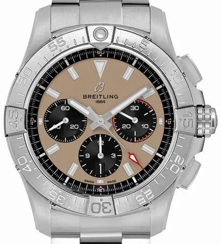 Breitling Avenger AB0147101A1A1 44mm Stainless steel Beige