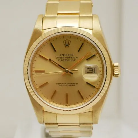 Rolex Datejust 36 16018 36mm Yellow gold Gold