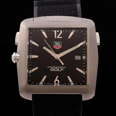 TAG Heuer Professional Golf Watch WAE1111 36mm Titanium Black