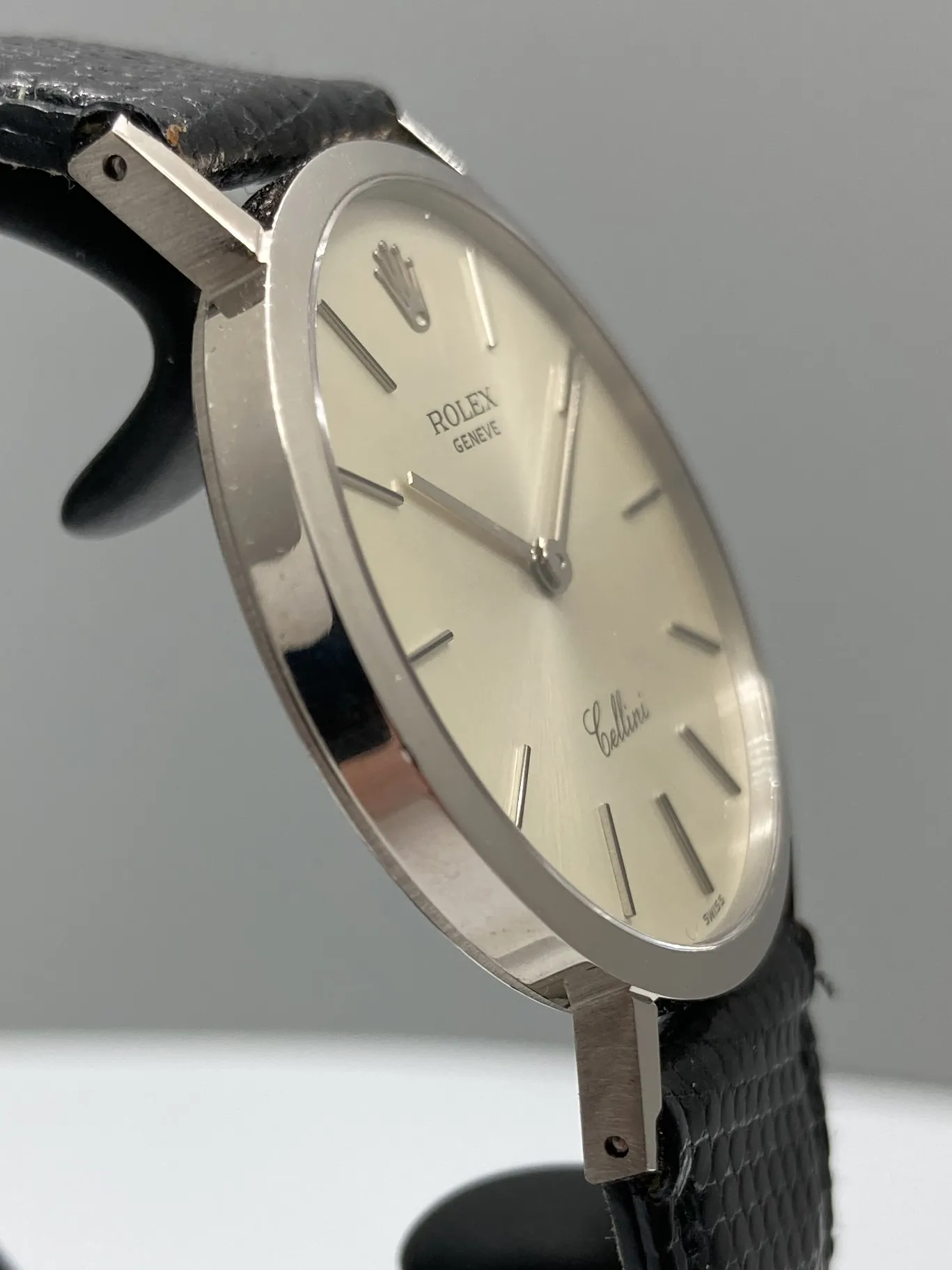 Rolex Cellini 4112 34mm Yellow gold Silver 3