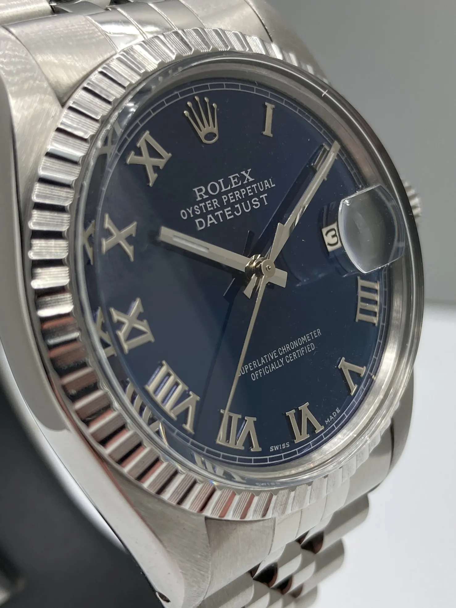 Rolex Datejust 36 16030 36mm Stainless steel Blue 1